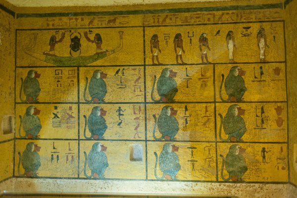 12 Baboons that represent the 12 night hours