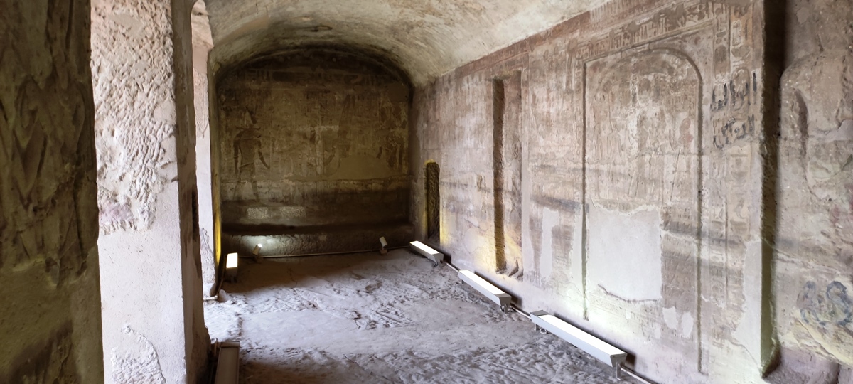 View of the sanctuary from inside