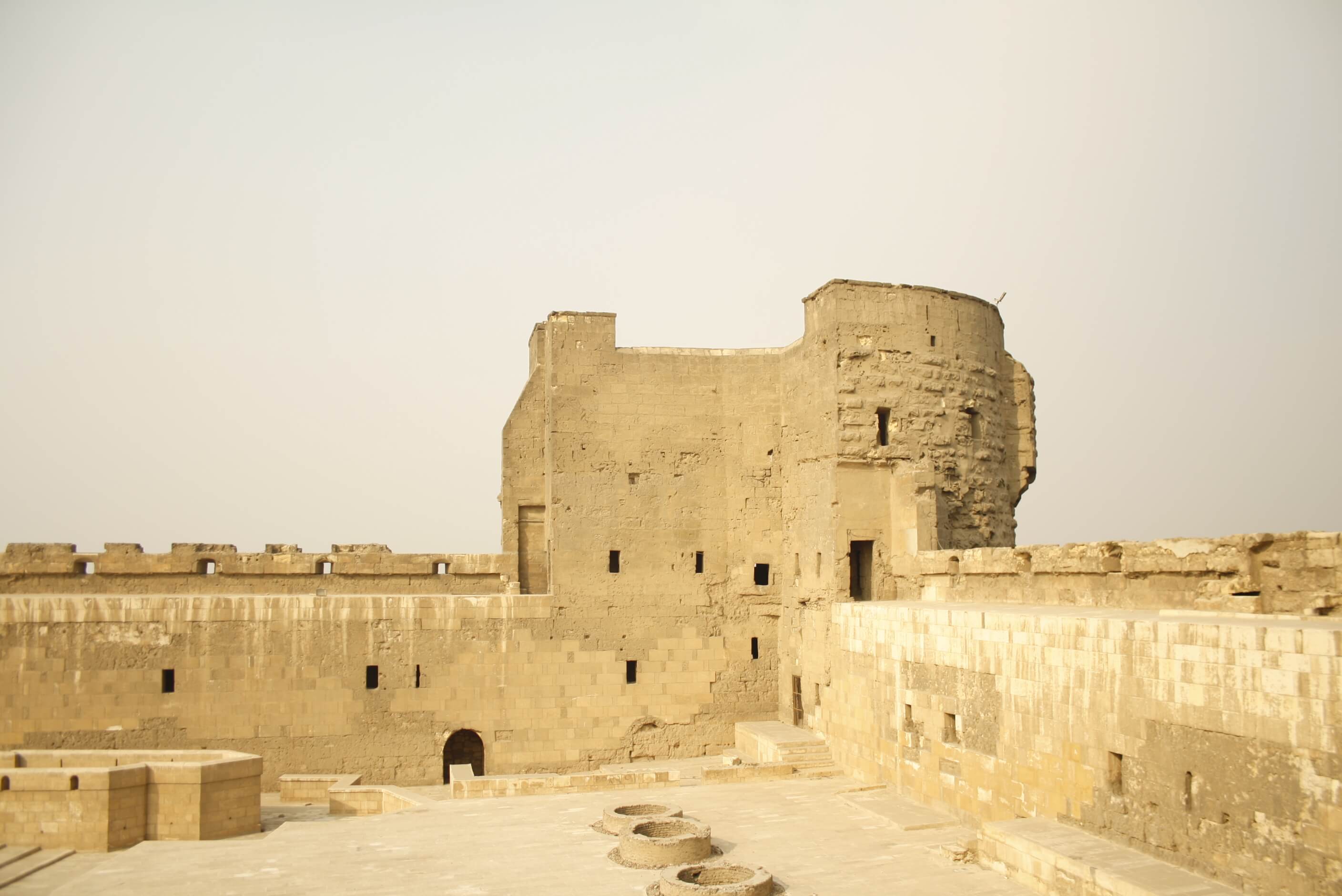 The towers Citadel of Salah al-Din Ayyubi