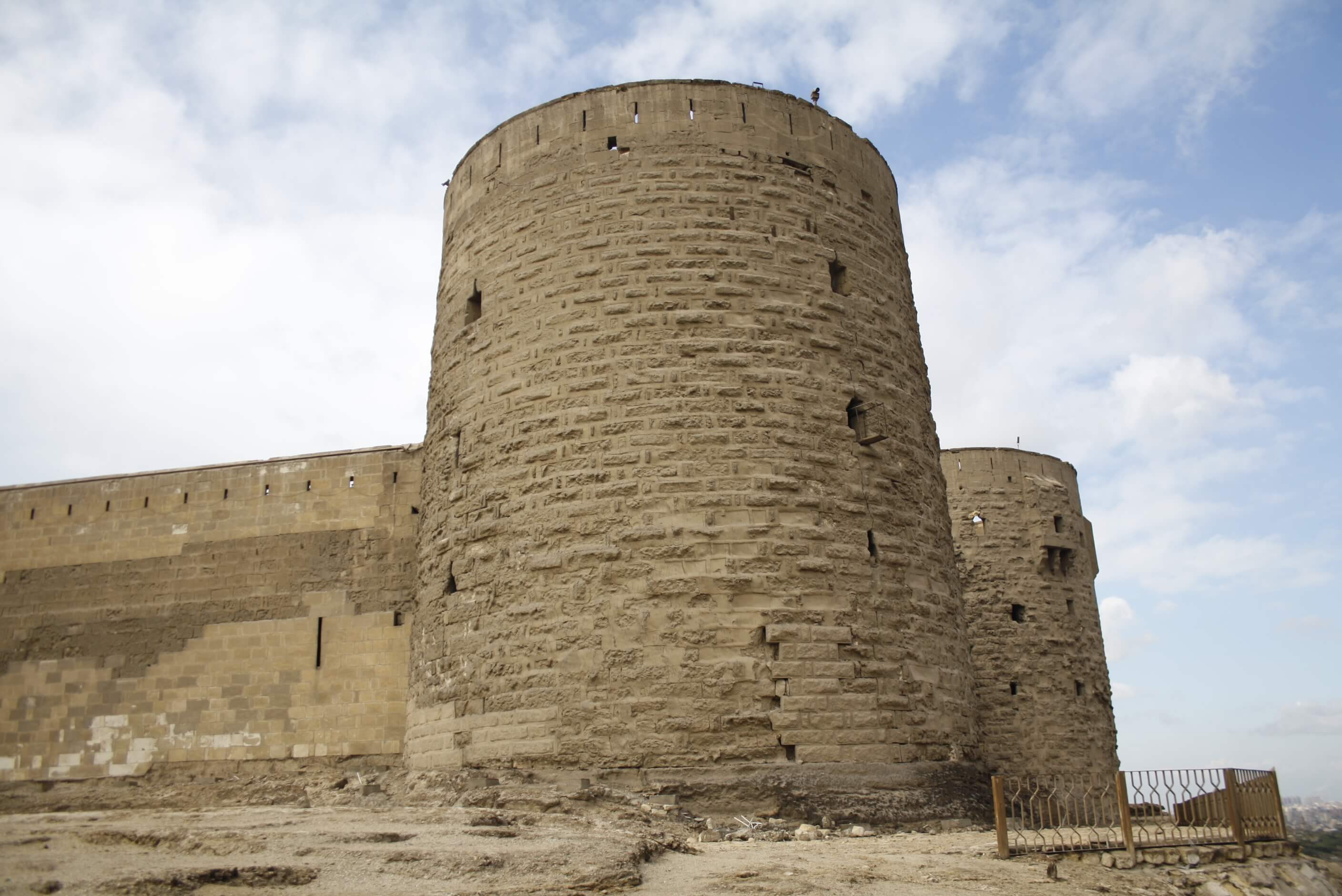 The towers Citadel of Salah al-Din Ayyubi