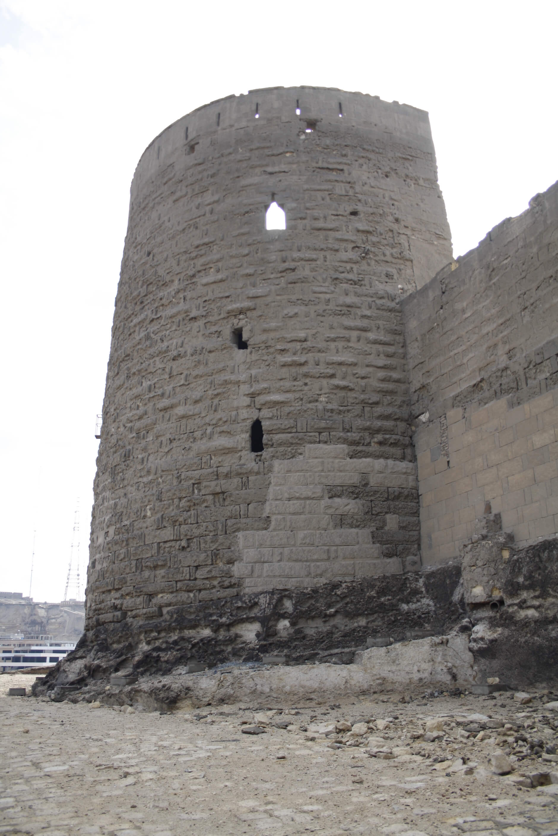 The towers Citadel of Salah al-Din Ayyubi
