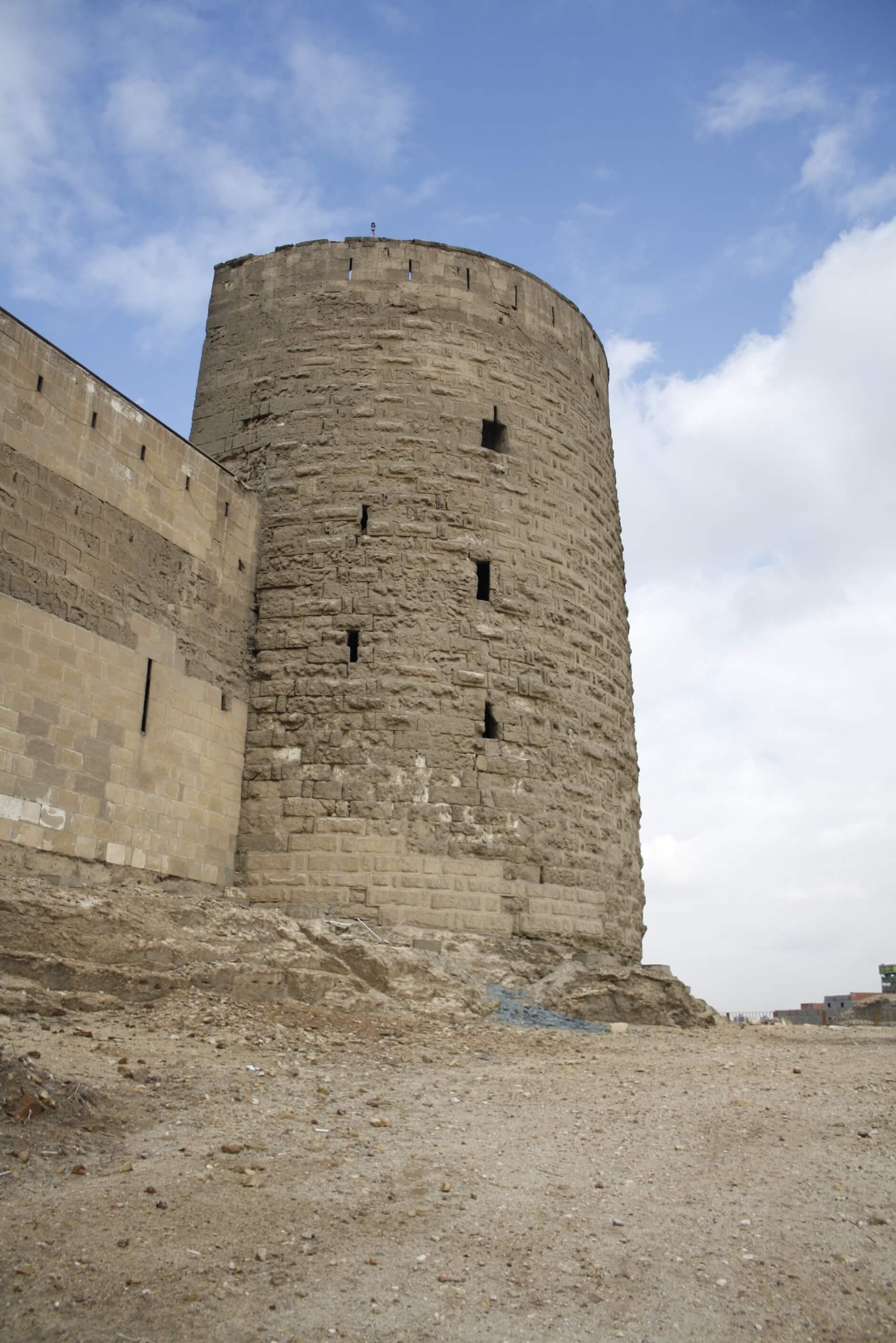 The towers Citadel of Salah al-Din Ayyubi