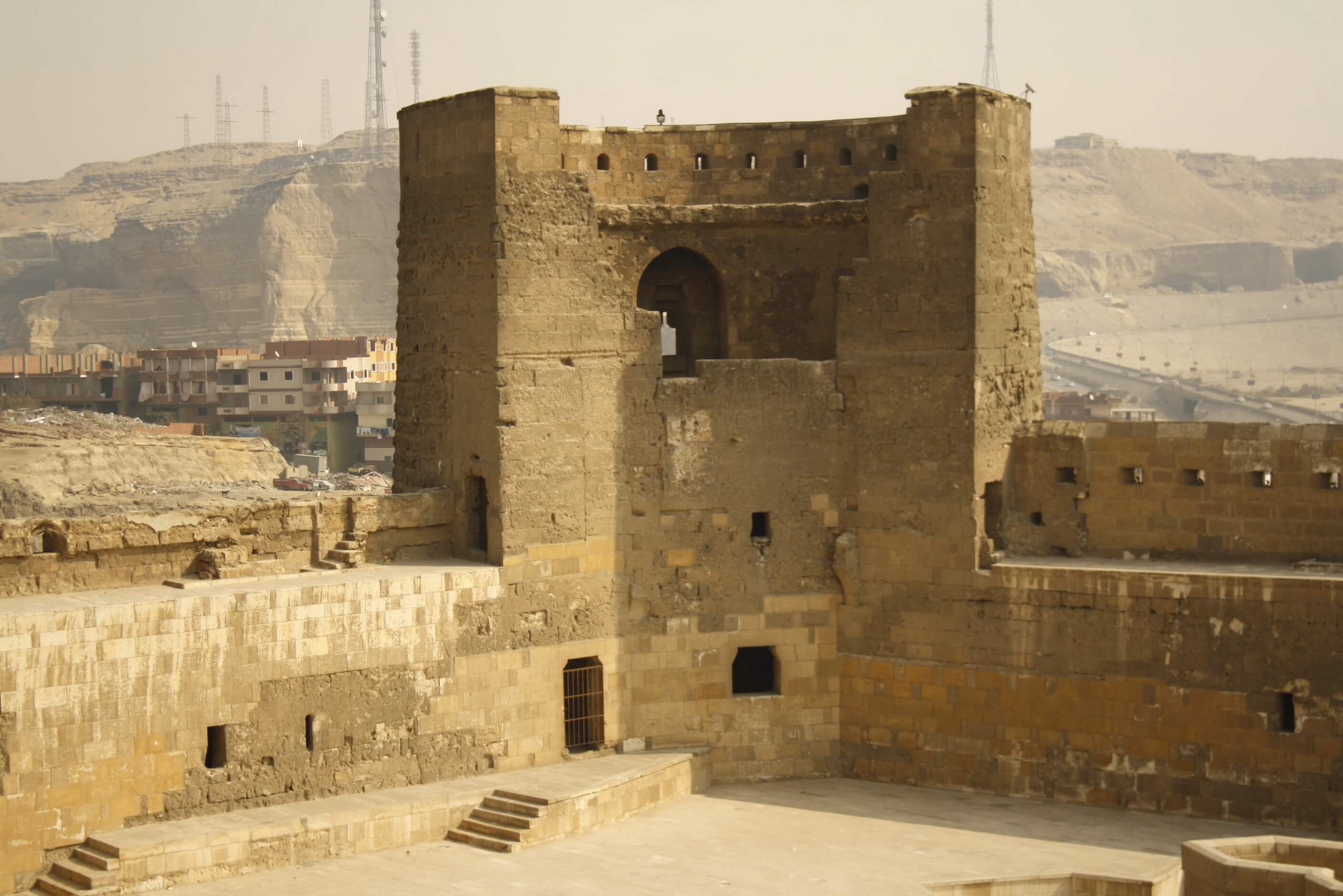 The towers Citadel of Salah al-Din Ayyubi