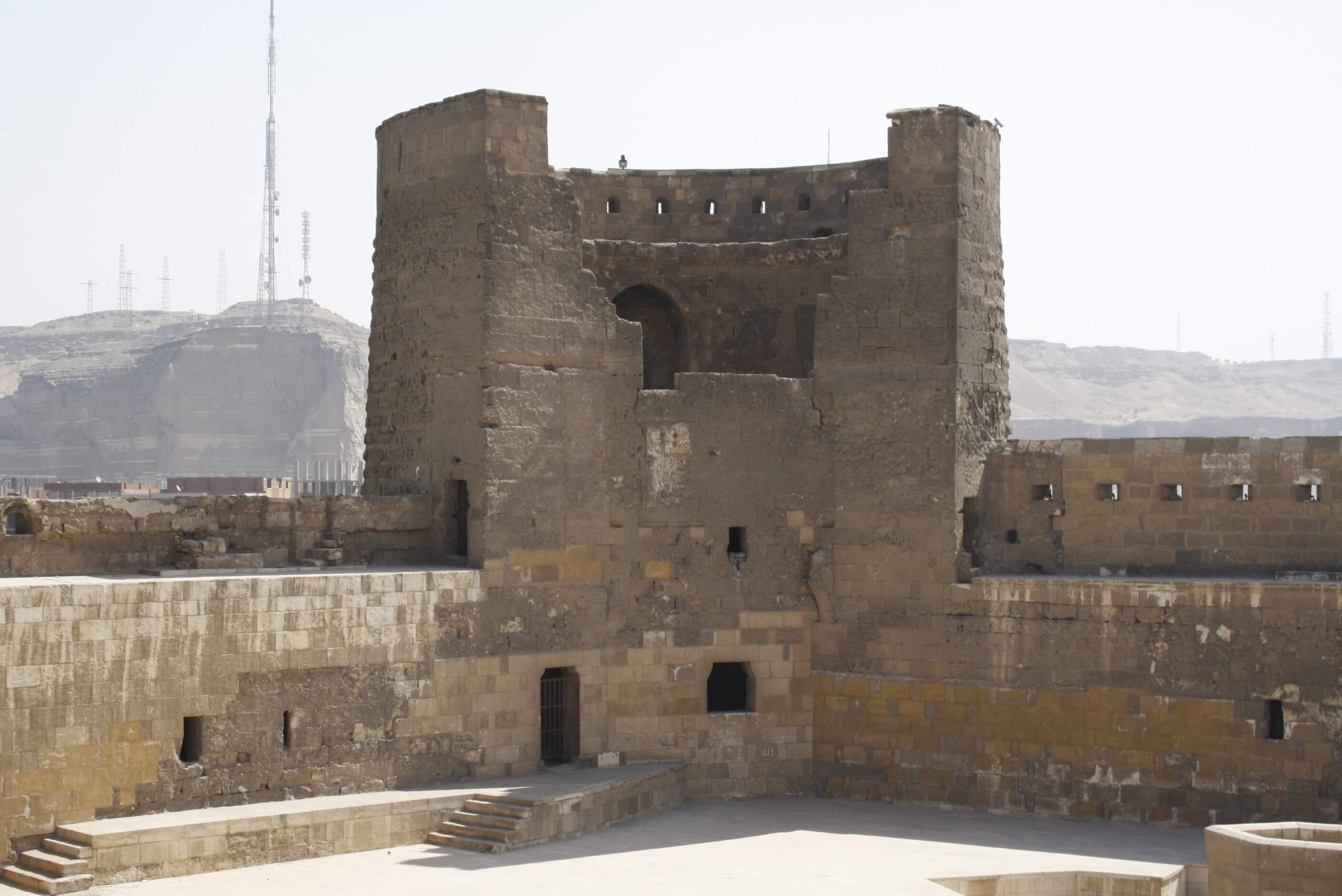 The towers Citadel of Salah al-Din Ayyubi