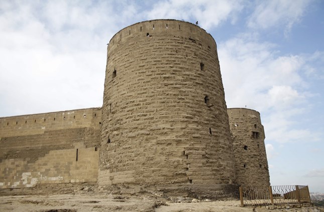 The towers Citadel of Salah al-Din Ayyubi
