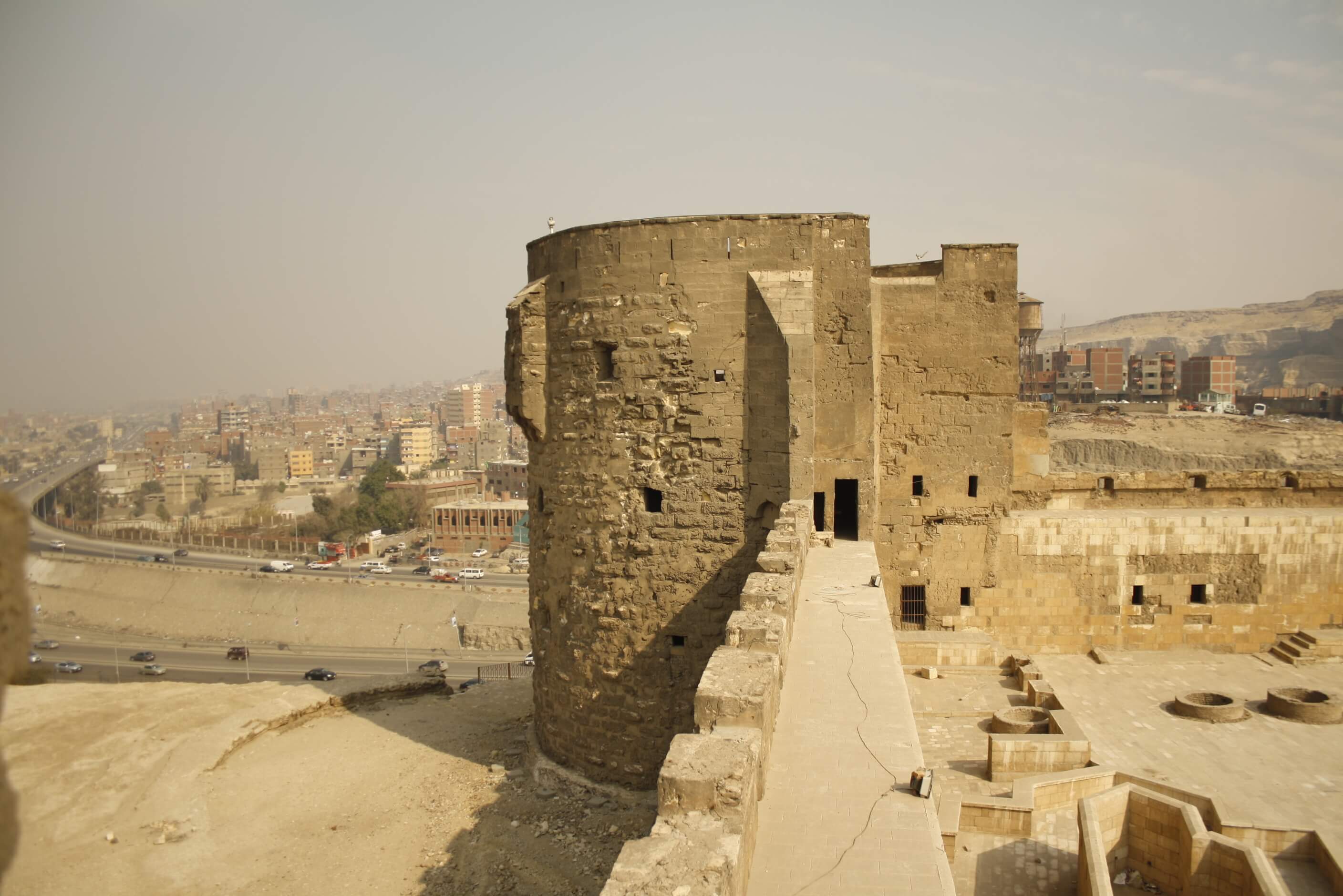 The towers Citadel of Salah al-Din Ayyubi