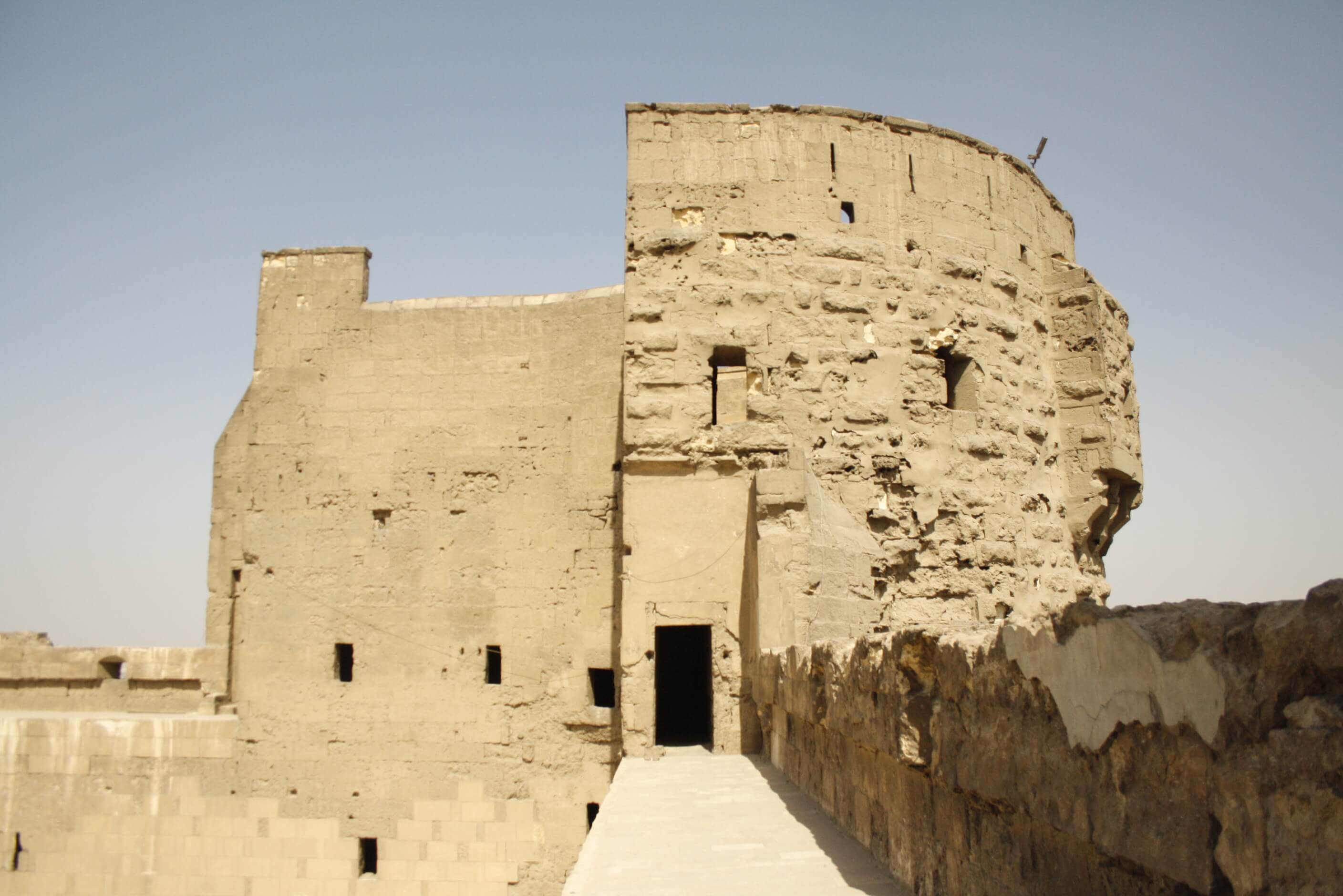 The towers Citadel of Salah al-Din Ayyubi