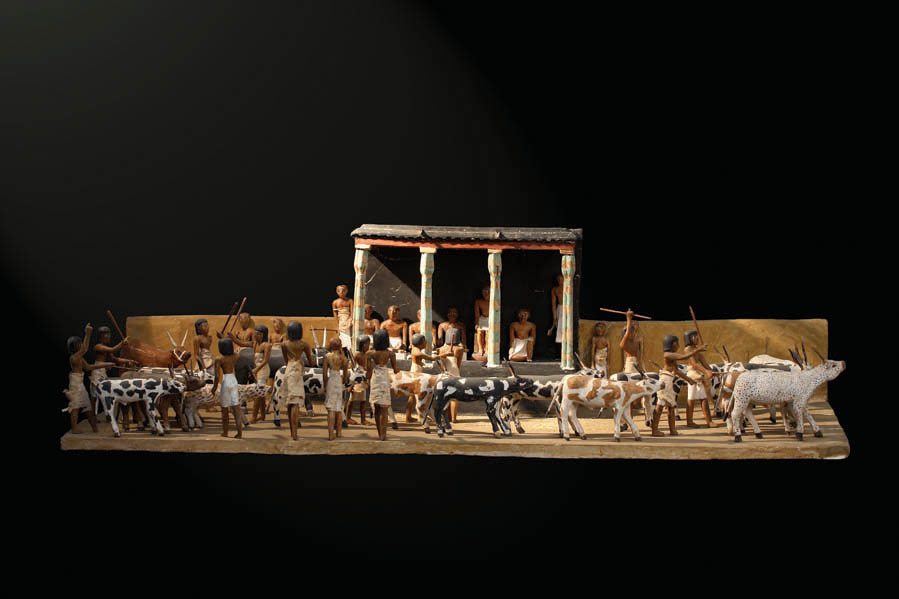 Wooden tomb models