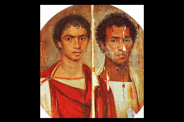 Mummy Portrait of Two Brothers
