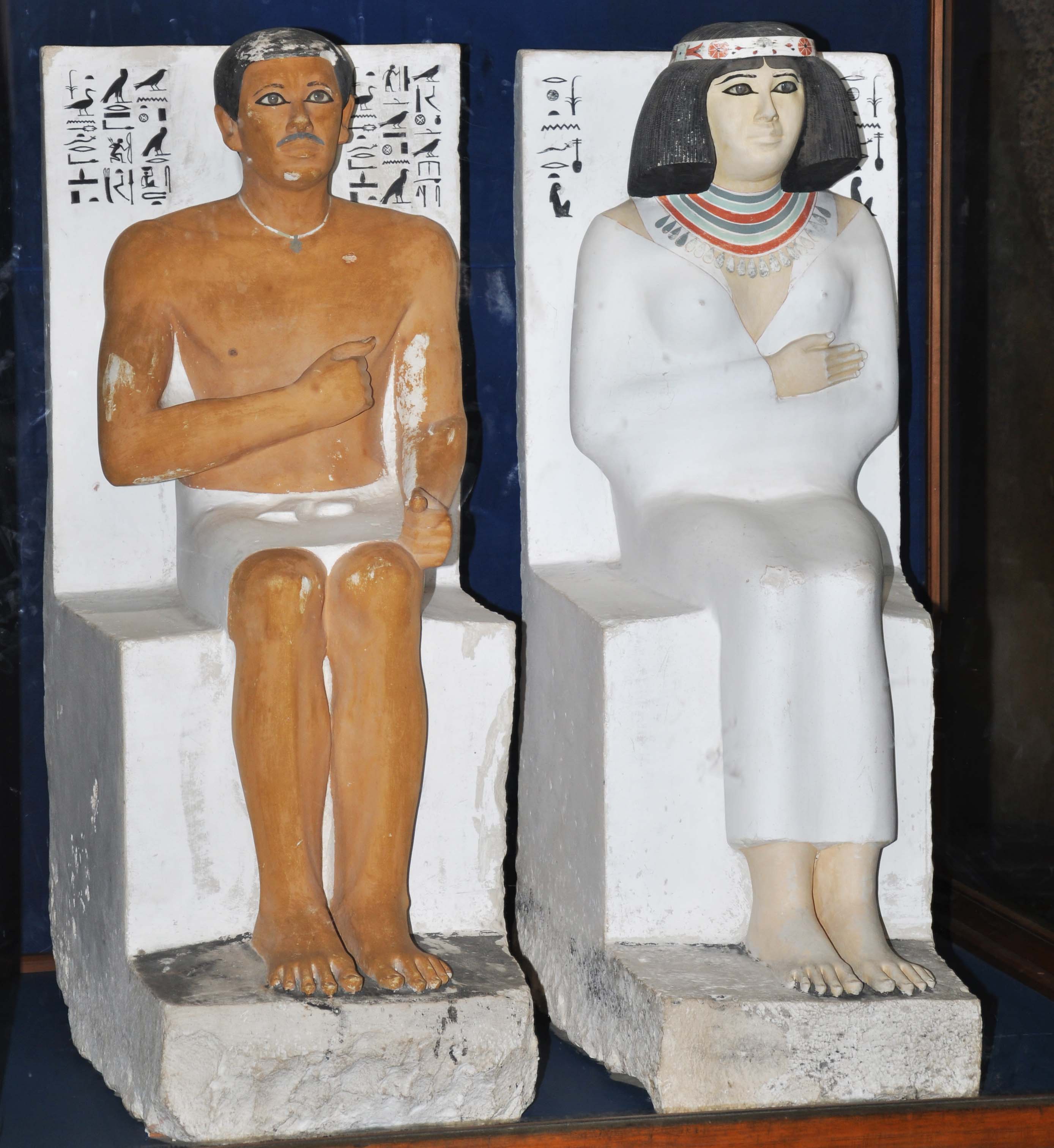 Ra Hetep and his wife Nefret