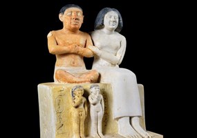 Statue of the Dwarf Seneb and his Family
