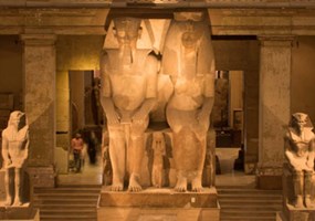 Amenhotep III and Tiye Colossal Statue