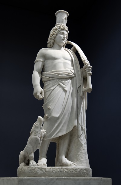 Statue of the god Hermanubis