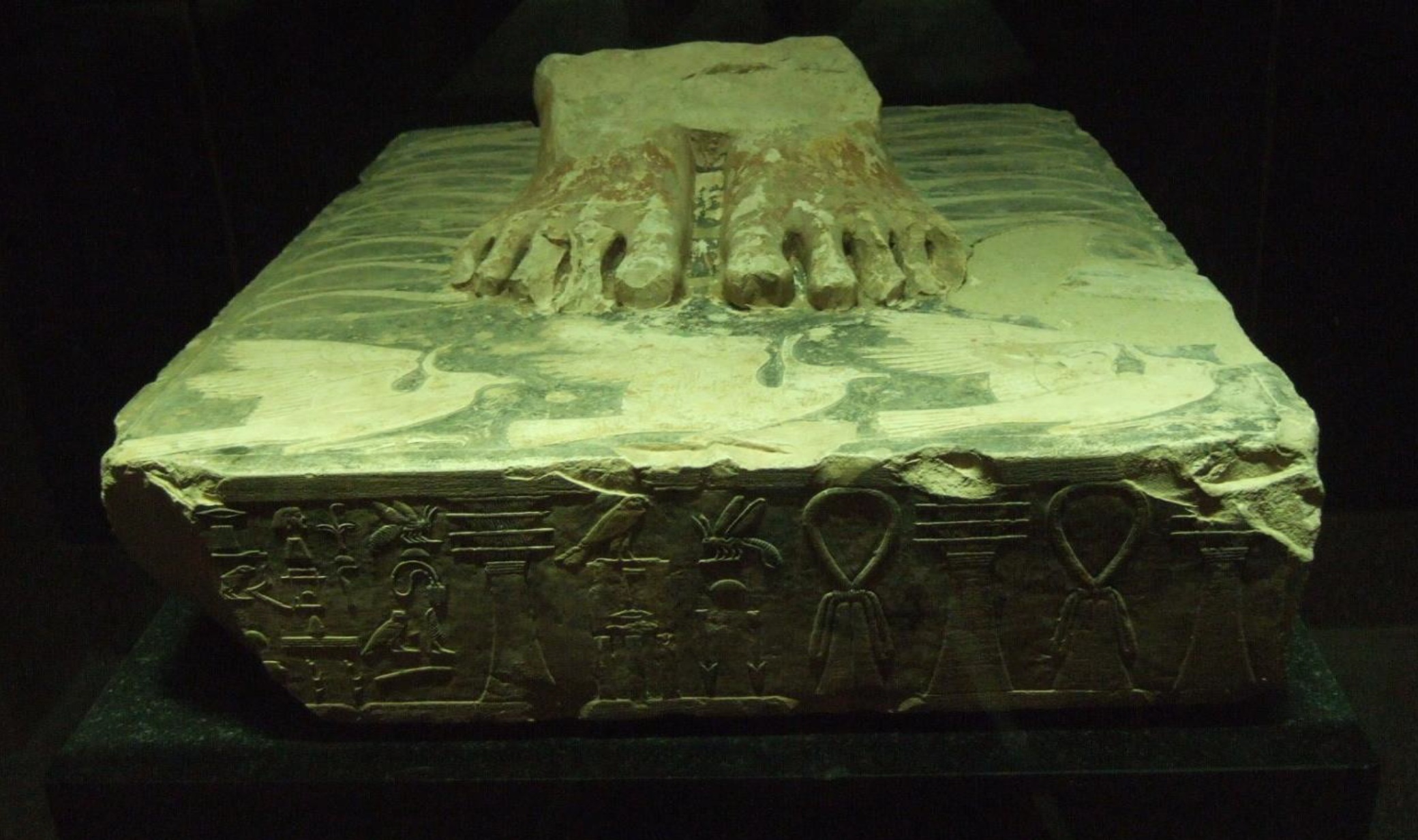 Statue base of King Djoser