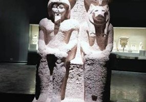 Ramesses II and Sekhmet