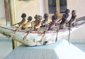 Model of a boat