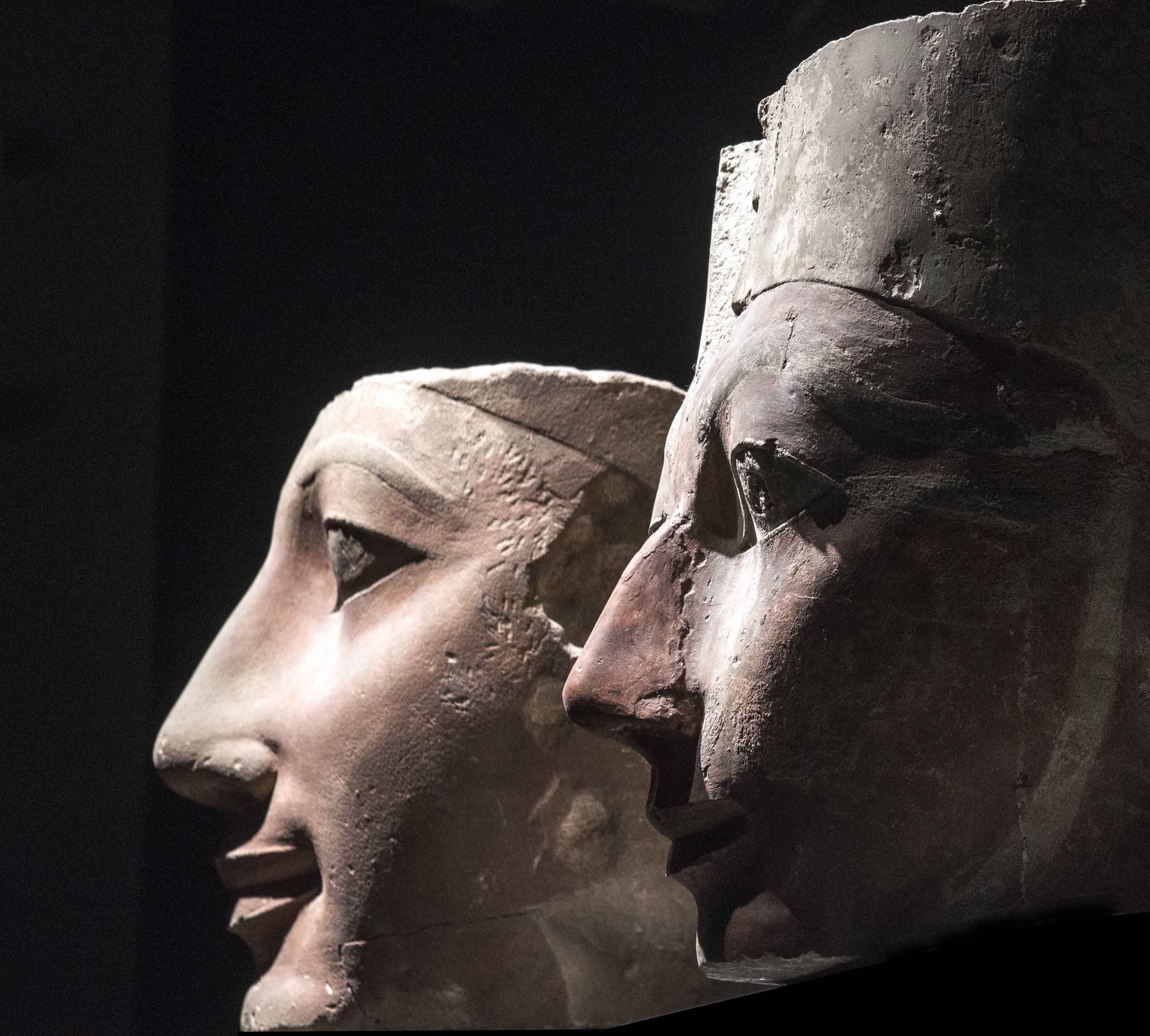 Heads of Hatshepsut & Thutmose I