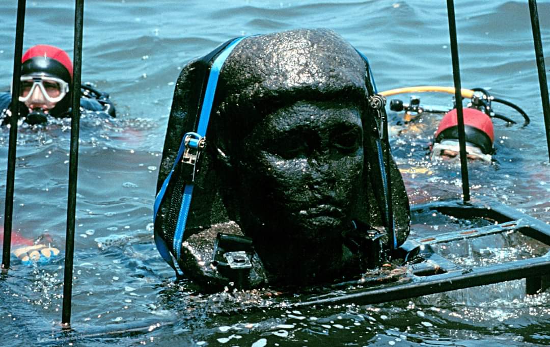Head of statue